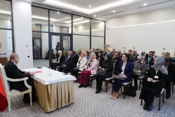 Cumhurbaşkanı Erdoğan, &Ouml;zbekistan ziyaretinin sonunda gazetecilerin sorularını yanıtladı: (1)