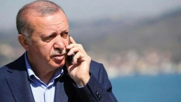 Cumhurbaşkanı Erdoğan şehit babasıyla g&ouml;r&uuml;şt&uuml;
