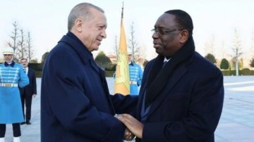 Cumhurbaşkanı Erdoğan, Senegal Cumhurbaşkanı Sall ile g&ouml;r&uuml;şt&uuml;