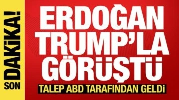 Cumhurbaşkanı Erdoğan, Trump'la telefonda görüştü