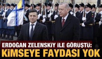 Cumhurbaşkanı Erdoğan, Ukrayna Devlet Başkanı Zelenskiy g&ouml;r&uuml;şt&uuml;