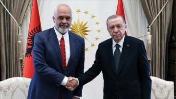 Cumhurbaşkanı Erdoğan ve Rama arasında görüşme