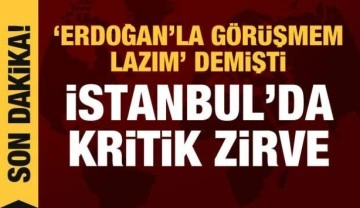 Cumhurbaşkanı Erdoğan, Yunanistan Başbakanı Mi&ccedil;otakis'i kabul ediyor