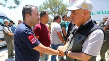 Cumhurbaşkanı Erdoğan'dan Dat&ccedil;a'da orman yangınıyla m&uuml;cadele eden ekiplere teşekk&uuml;r