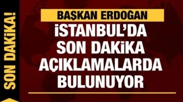 Cumhurbaşkanı Erdoğan'dan son dakika a&ccedil;ıklamalar