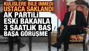 Cumhurbaşkanı Erdoğan'la eski bakan Erkan Mumcu arasında 3 saatlik baş başa g&ouml;r&uuml;şme