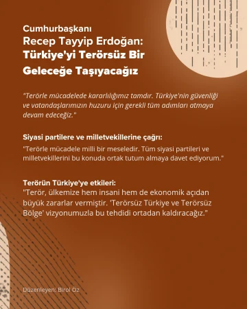 Cumhurbaşkanı Recep Tayyip Erdoğan: &ldquo;T&uuml;rkiye&rsquo;yi Ter&ouml;rs&uuml;z Bir Geleceğe Taşıyacağız&rdquo;