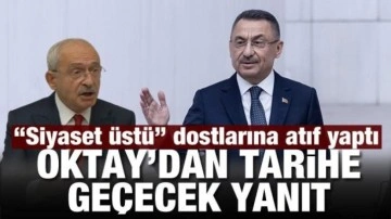 Cumhurbaşkanı Yardımcısı Oktay'dan Kılı&ccedil;daroğlu'na tarihe ge&ccedil;ecek yanıt