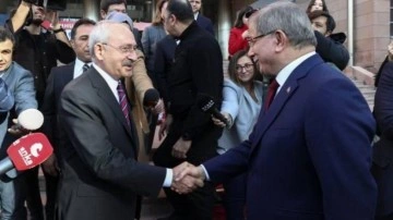 Davutoğlu'ndan Kılı&ccedil;daroğlu ve Akşener'e ziyaret