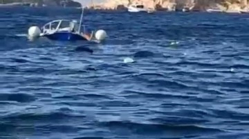 Denizde feci kaza: Motoryat tekneye çarptı, 7 kişi kurtarıldı