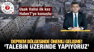 Deprem b&ouml;lgesinde &ouml;nemli gelişme: Talebin &uuml;zerinde yapıyoruz
