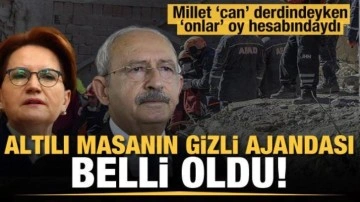 Depremi fırsat g&ouml;r&uuml;yorlar, muhalefetin g&uuml;ndeminde sadece se&ccedil;im var