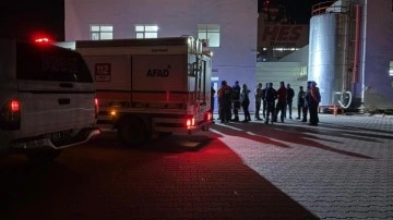 Deterjan fabrikasında kimyasal sızıntı alarmı