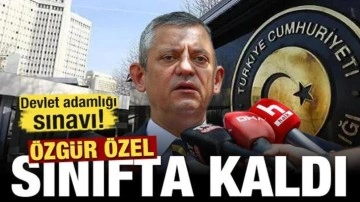Devlet adamlığı sınavı: Özgür Özel sınıfta kaldı