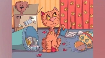 Dikkat gerektiren zeka testi: Sadece d&acirc;hiler 10 saniyede resimdeki balığı g&ouml;rebiliyor!