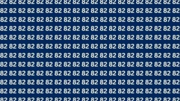 DİKKAT TESTİ | Farklı sayıyı 5 saniyede bulan üstün zekalı sayılıyor