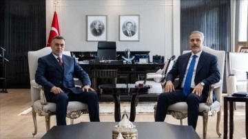 Dışişleri Bakanı Fidan, Basra Valisi İdani'yi Ankara'da kabul etti.