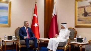 Dışişleri Bakanı Fidan, Katar Başbakanı Al-Thani ile görüştü