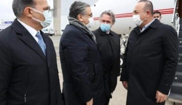 Dışişleri Bakanı Mevl&uuml;t &Ccedil;avuşoğlu Br&uuml;ksel'de