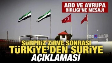 Dışişleri Bakanlığı'ndan son dakika Suriye açıklaması! Dikkat çeken ABD ve AB detayı