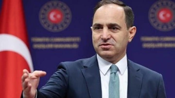 Dışişleri S&ouml;zc&uuml;s&uuml; Bilgi&ccedil;'ten Yunanistan a&ccedil;ıklaması: Vahim bir &ccedil;elişki!