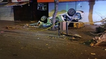 Diyarbakır’da otomobil takla attı: 1 ölü, 1 yaralı