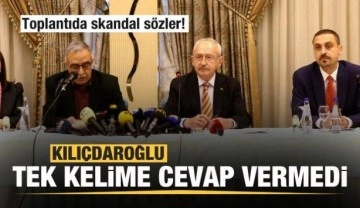 Diyarbakır'da toplantıda skandal s&ouml;zler! Kılı&ccedil;daroğlu tek kelime cevap vermedi