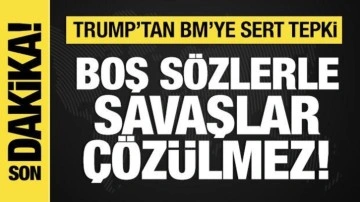 Donal Trump, BM Genel Kurulu'nda konuşuyor