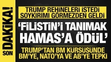 Donald Trump, Gazze'deki soykırımı görmezden geldi! Rehineleri istedi