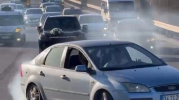 Düğün konvoyunda drift yapan sürücüye para cezası