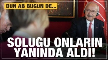 D&uuml;n AB bug&uuml;n ABD! Kılı&ccedil;daroğlu soluğu onların yanında aldı!
