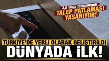 D&uuml;nyada ilk, T&uuml;rkiye'de geliştirildi: Talep patlaması yaşanıyor!