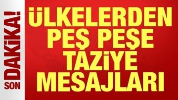 Düşen askeri uçağımız için ülkelerden peş peşe taziye mesajları!