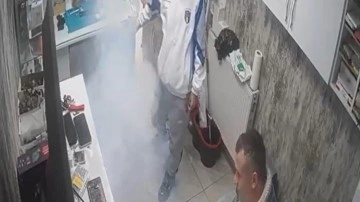 Düzce’de arızalanan bataryanın alev aldığı anlar kamerada