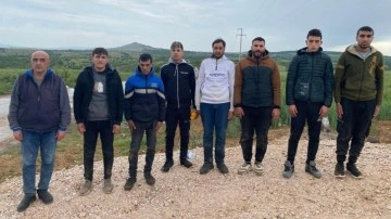 Edirne’de 8 kaçak göçmen yakalandı