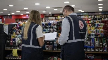 Ekipler İstanbul'da kırtasiye ve okul ürünleri denetimine devam ediyor
