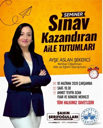 Elazığ Belediyesi'nden LGS &Ouml;ncesi Velilere Seminer.