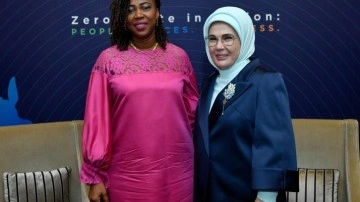 Emine Erdoğan, Sierra Leone Cumhurbaşkanı'nın eşi ile görüştü
