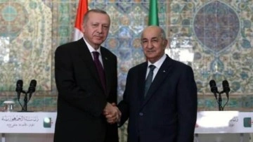 Erdoğan, Cezayir Cumhurbaşkanı ile g&ouml;r&uuml;şecek!
