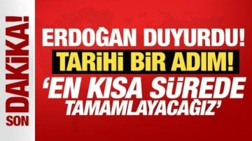 Erdoğan'dan Azerbaycan açıklaması: En kısa zamanda tamamlamayı hedefliyoruz