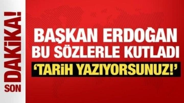 Erdoğan'dan önemli mesaj: Dostlarımıza güven, düşmanlarımıza da korku salmaktadır!