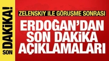Erdoğan ile Zelenskiy'den ortak açıklama: Türkiye'nin diplomasi gücüne güveniyoruz