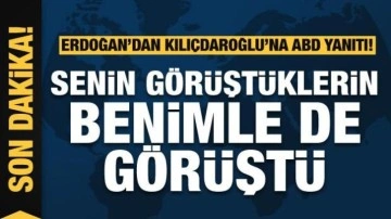 Erdoğan'dan Kılı&ccedil;daroğlu'na 'ABD' yanıtı: 'Seninle g&ouml;r&uuml;şenler benimle de g&ouml;