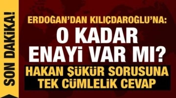 Erdoğan'dan Kılı&ccedil;daroğlu'na: İngiltere'de o kadar enayi var mı?
