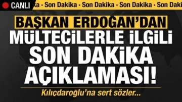 Erdoğan'dan m&uuml;ltecilerle ilgili son dakika &ccedil;ıkışı! Dikkat &ccedil;eken '2023' mesajı!