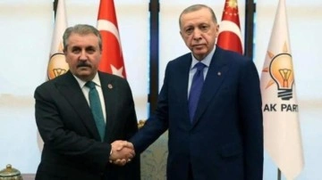 Erdoğan'la g&ouml;r&uuml;şme sonrası Destici'den ittifak a&ccedil;ıklaması