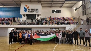 Esenlerli sporculardan Gazze'ye destek