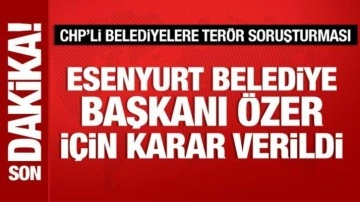 Esenyurt Belediye Başkanı Ahmet Özer hakkında tahliye kararı