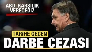Eski başkana tarihi darbe cezası! ABD'den son dakika açıklaması: Karşılık vereceğiz