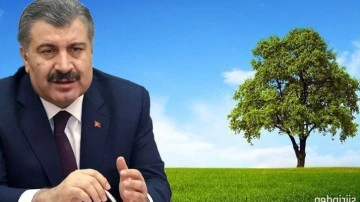 Fahrettin Koca maske m&uuml;jdesini bakın hangi g&ouml;rselle verdi!